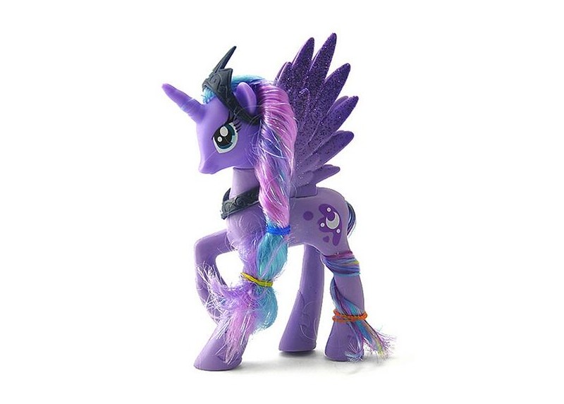 Figurine princesse licorne violette