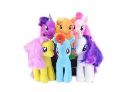 Peluche licorne multicolore