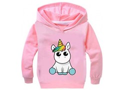 Sweat rose licorne blanche...