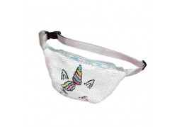 Sac banane licorne blanche