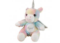 Peluche licorne ailée...