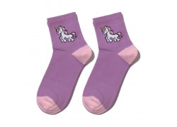 Chaussettes violettes...