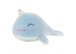 Peluche licorne baleine bleue