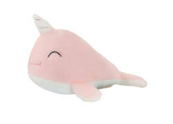 Peluche licorne baleine rose