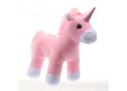 Peluche licorne rose