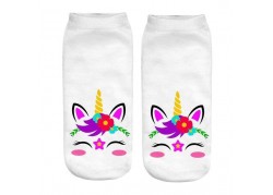 Chaussettes licorne florale