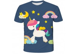 T-shirt licorne arc-en-ciel...