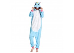 Pyjama licorne bleu