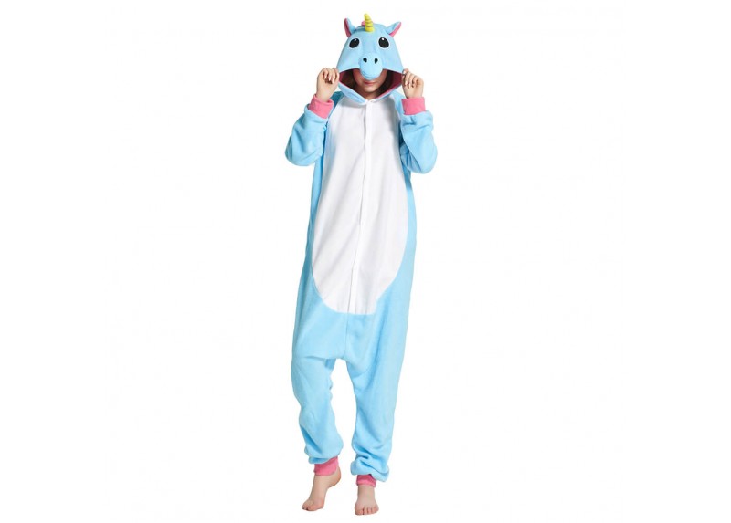 Pyjama Licorne Enfant bleu ciel